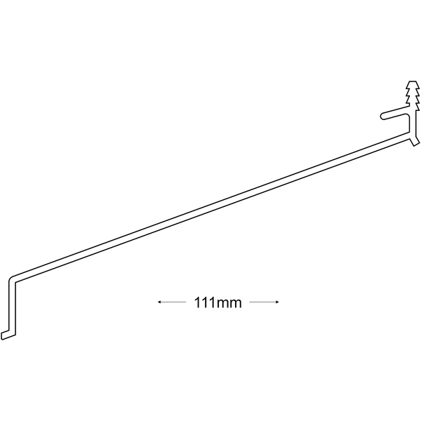 VANNBORDBESLAG ALU 5169 1,65 HVIT