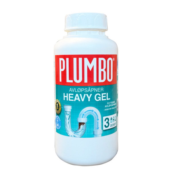 PLUMBO AVLØPSÅPNER HEAVY GEL 550 G