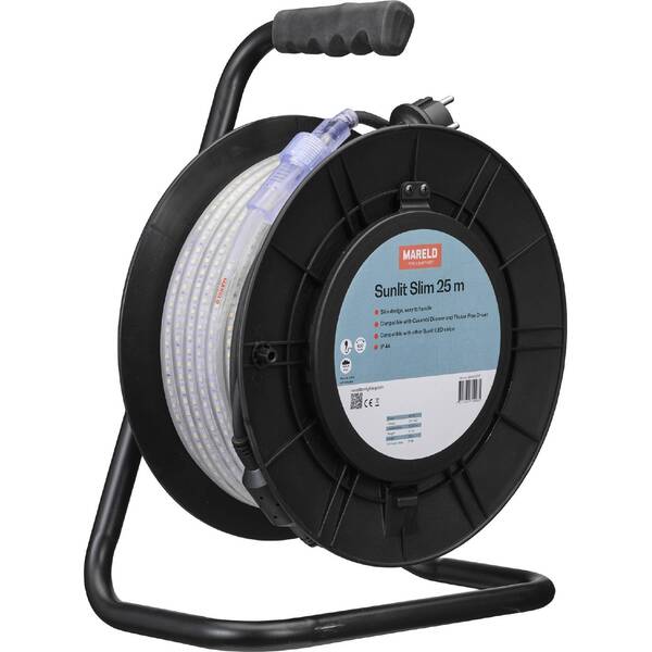 LED-LYSLIST PÅ TROMMELL SLIM 25M