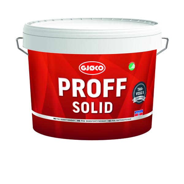 Proff Solid 5 Base Hvit 9l Xl Bygg 3968