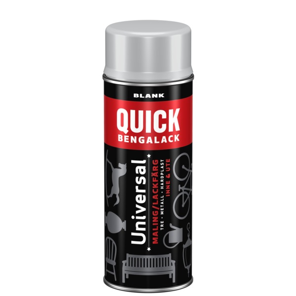 QUICK B SPRAY PASTELLGRÅ BLANK400ML | XL Bygg