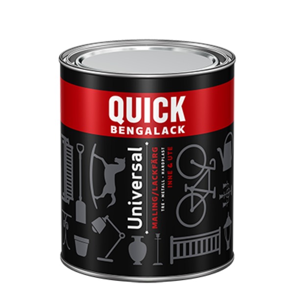 QUICK B UNIVERSAL HVIT BLANK 0.75L | Byggtorget