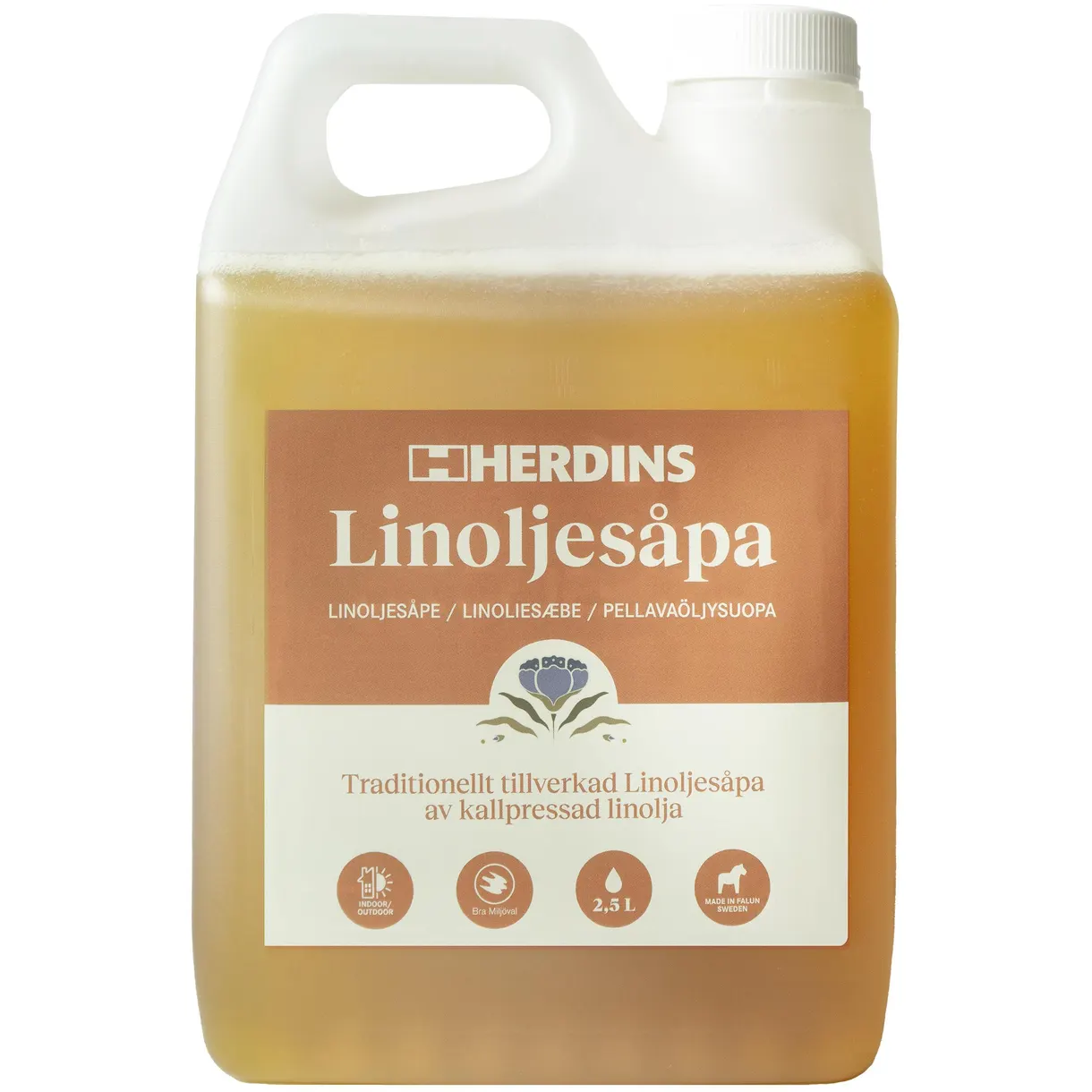 LINOLJESÅPA NATURELL 2,5L