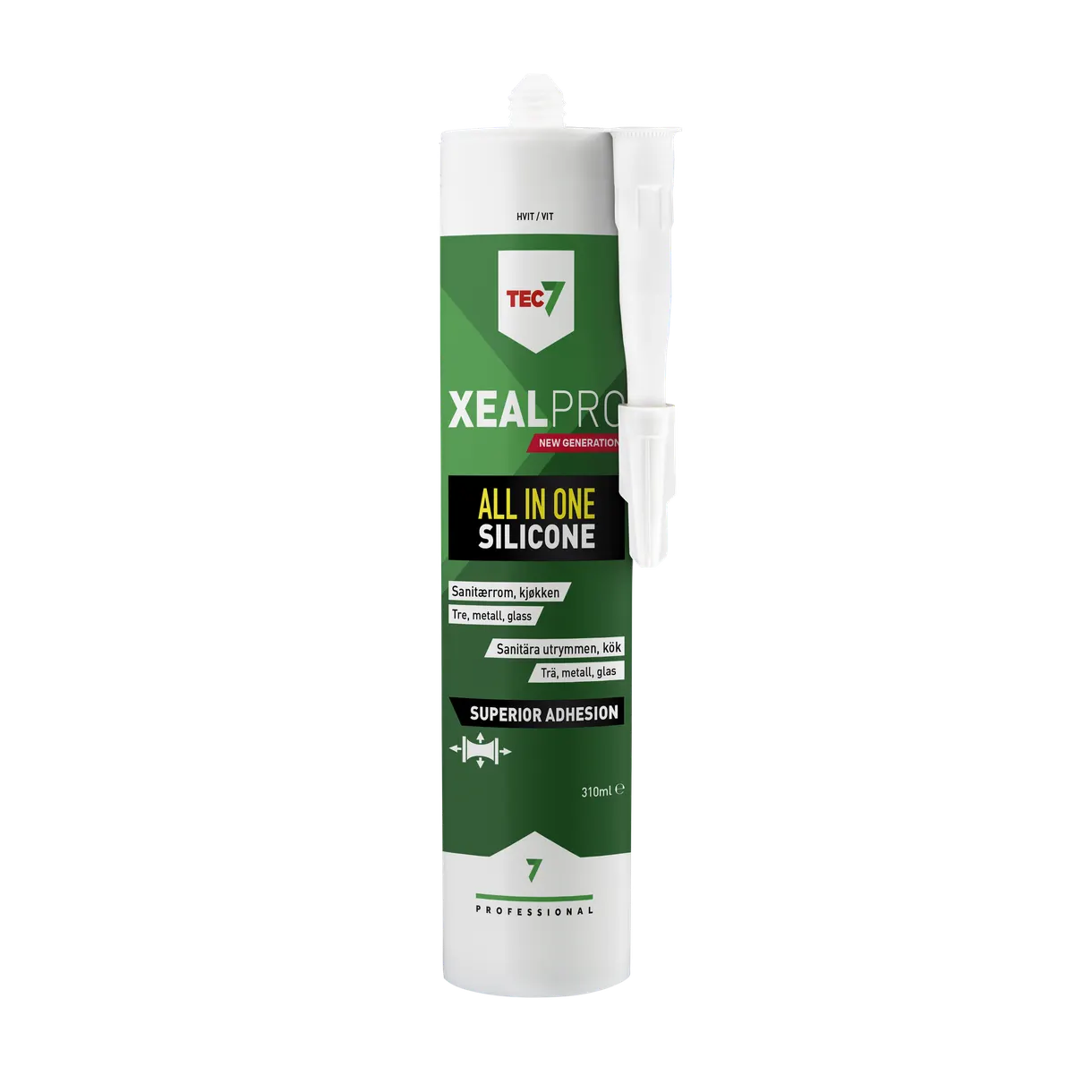FOGMASSA XEALPRO SILIKON VIT PATRON 310ML
