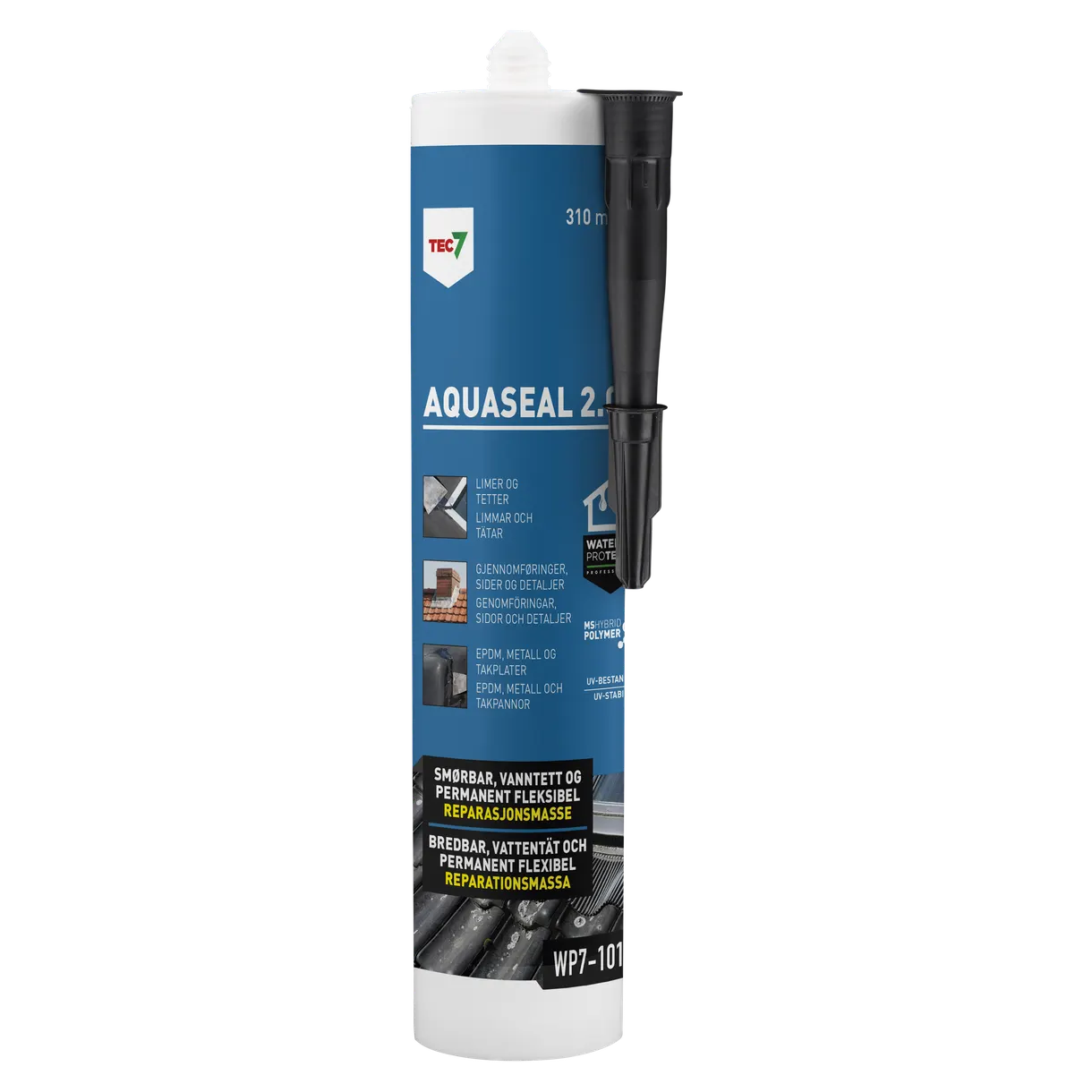 FOGMASSA AQUASEAL 2.0 SVART 310ML